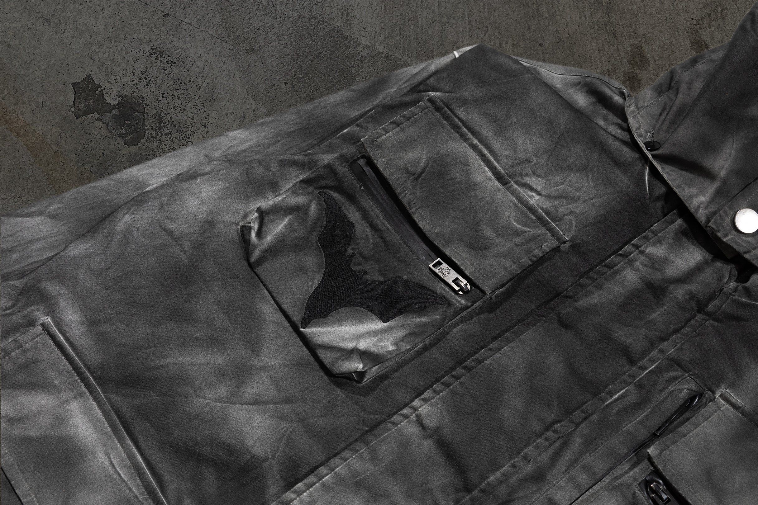 CORVIDITCH CANVAS CARGO COAT (COAL)-IYAMIUIO