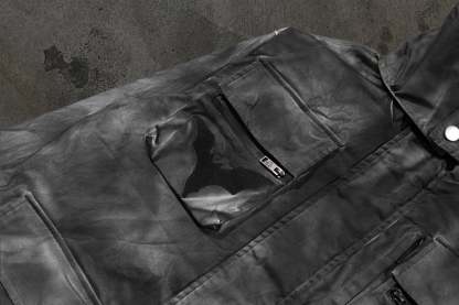 CORVIDITCH CANVAS CARGO COAT (COAL)-IYAMIUIO