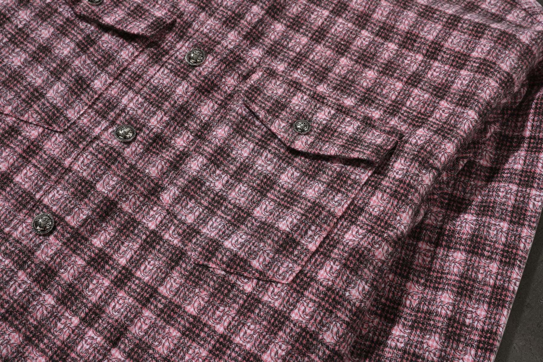 CORVIDITCH MONOGRAM FLANNEL (PINK)-IYAMIUIO