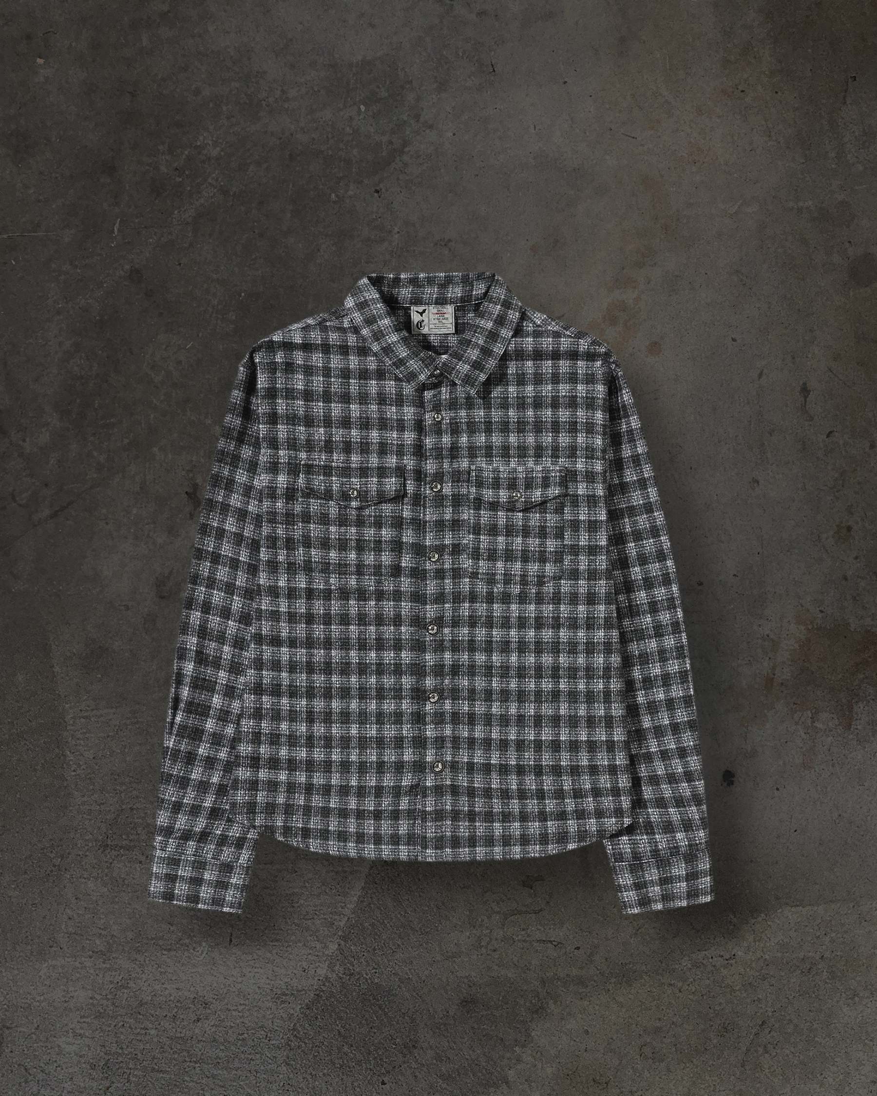 CORVIDITCH MONOGRAM FLANNEL (COAL)-IYAMIUIO