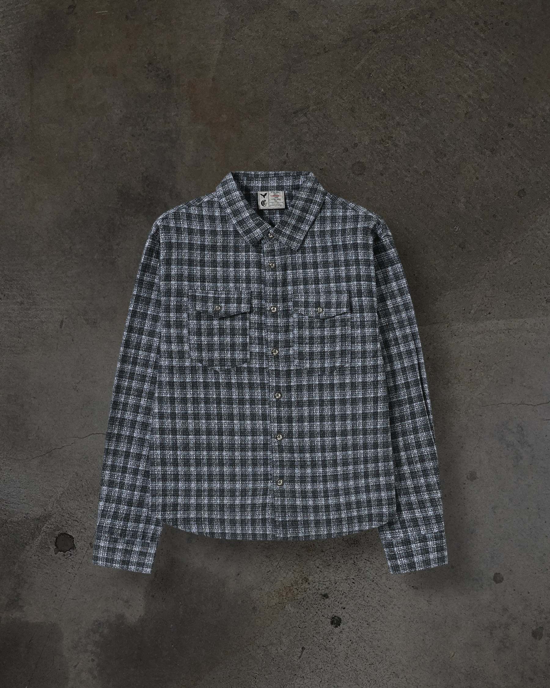 CORVIDITCH MONOGRAM FLANNEL (BLUE)-IYAMIUIO