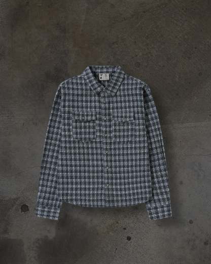 CORVIDITCH MONOGRAM FLANNEL (BLUE)-IYAMIUIO