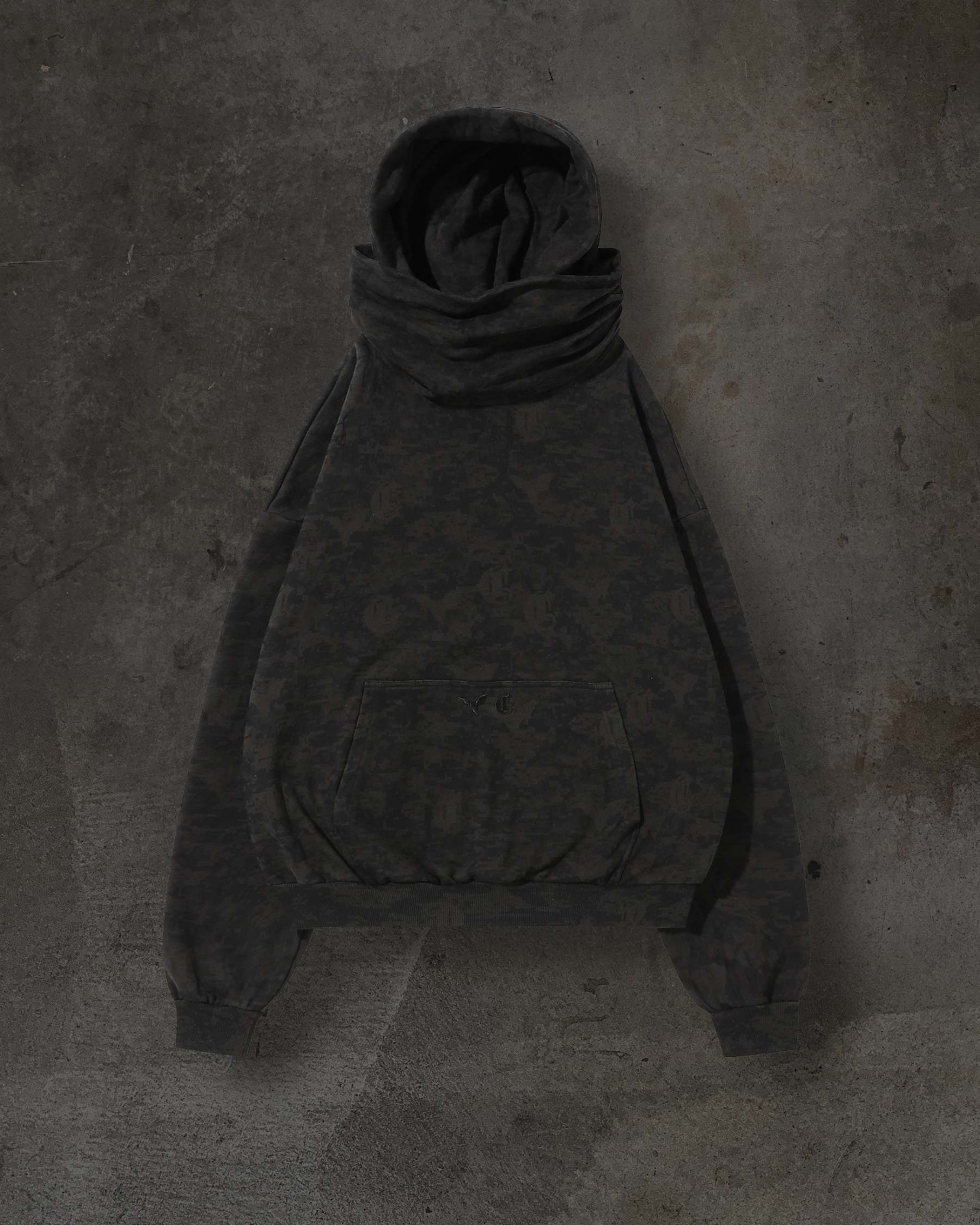 CORVIDITCH MASKED HOODIE (DIGI CAMO)-IYAMIUIO