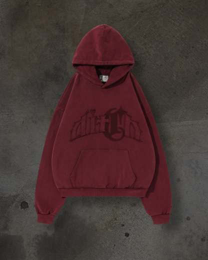 CORVIDITCH MISSING PATCH PULLOVER (CRIMSON)-IYAMIUIO