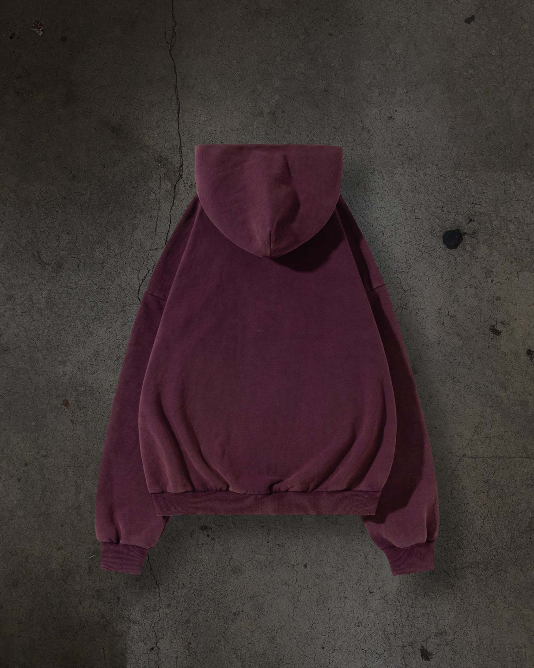 BLANK PULLOVER (CRIMSON)-IYAMIUIO