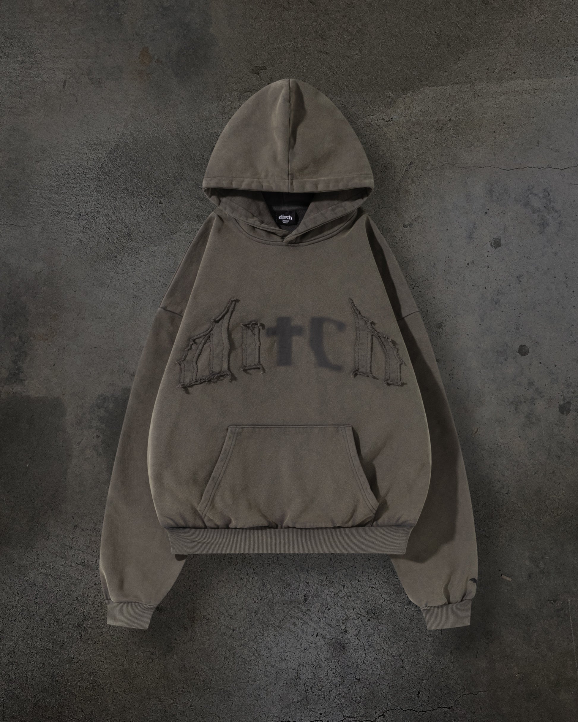 MISSING PATCH PULLOVER (ASH)-IYAMIUIO