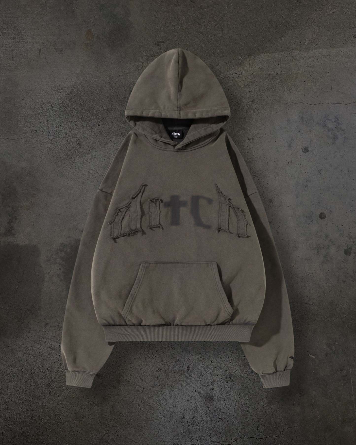 MISSING PATCH PULLOVER (ASH)-IYAMIUIO
