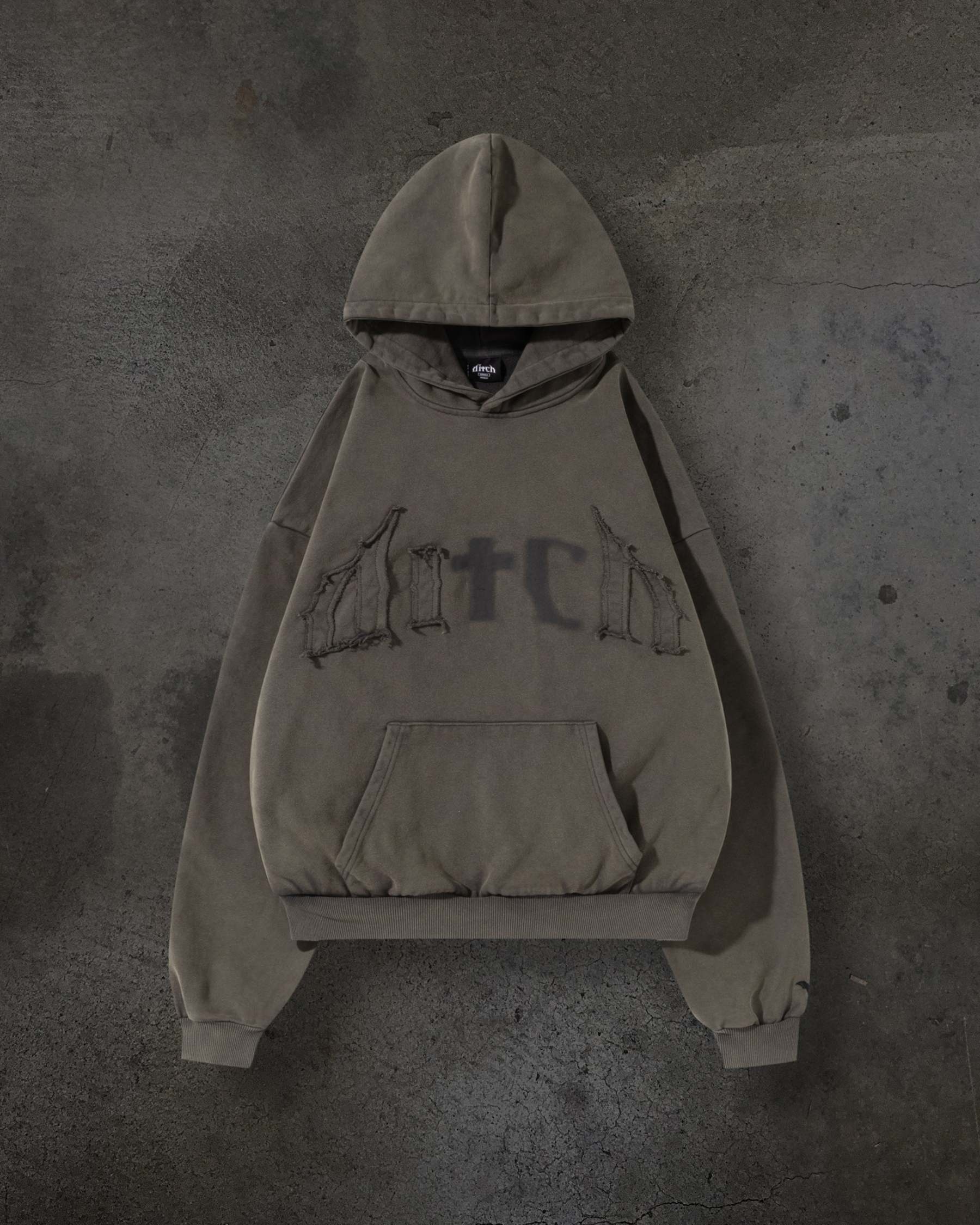 MISSING PATCH PULLOVER (ASH)-IYAMIUIO