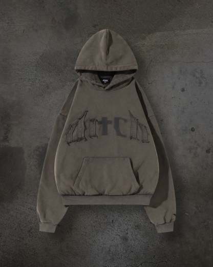 MISSING PATCH PULLOVER (ASH)-IYAMIUIO