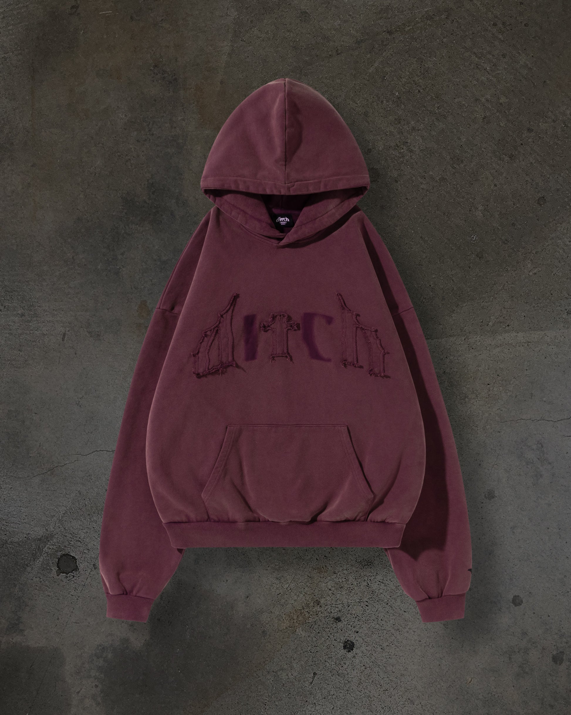MISSING PATCH PULLOVER (CRIMSON)-IYAMIUIO