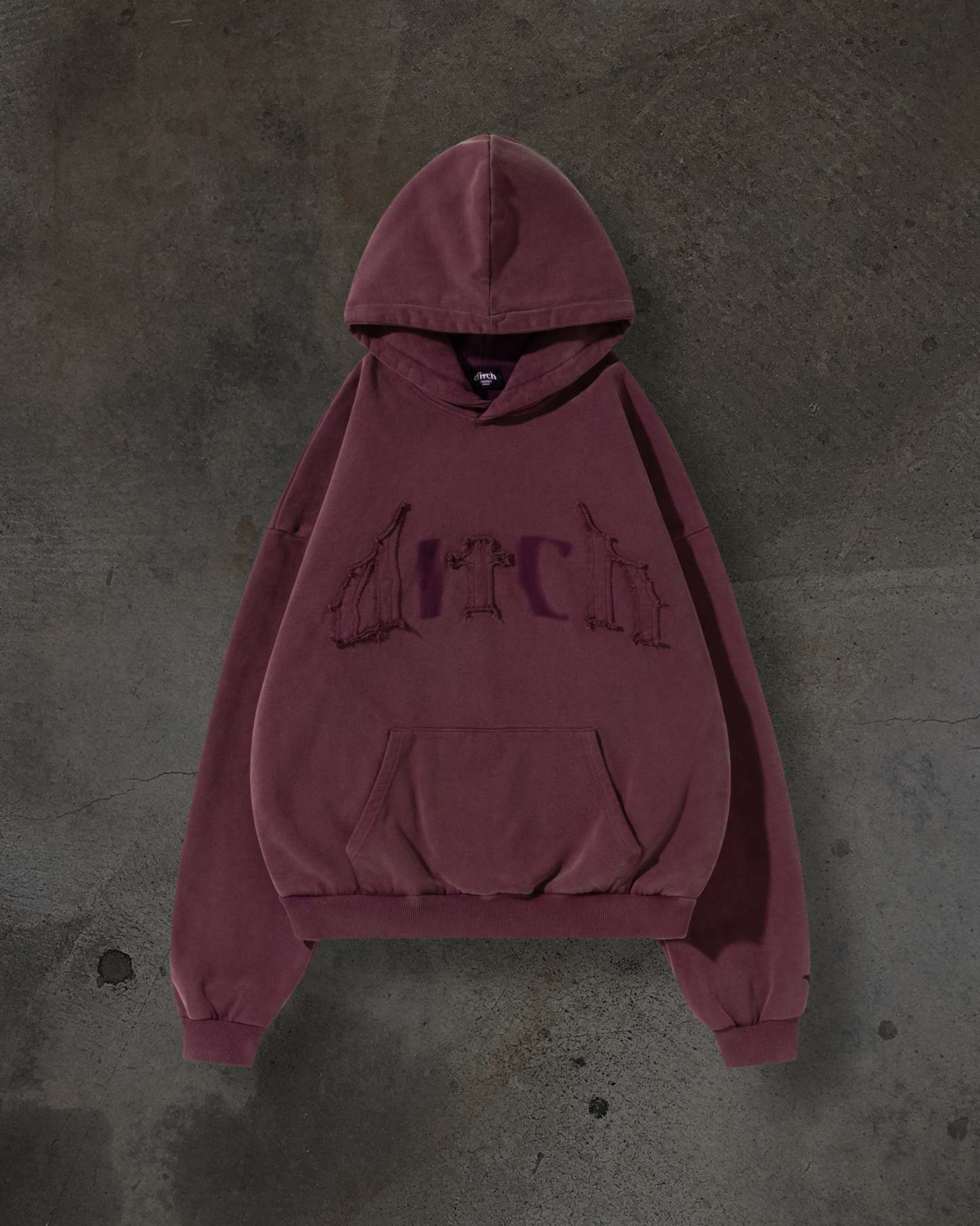 MISSING PATCH PULLOVER (CRIMSON)-IYAMIUIO
