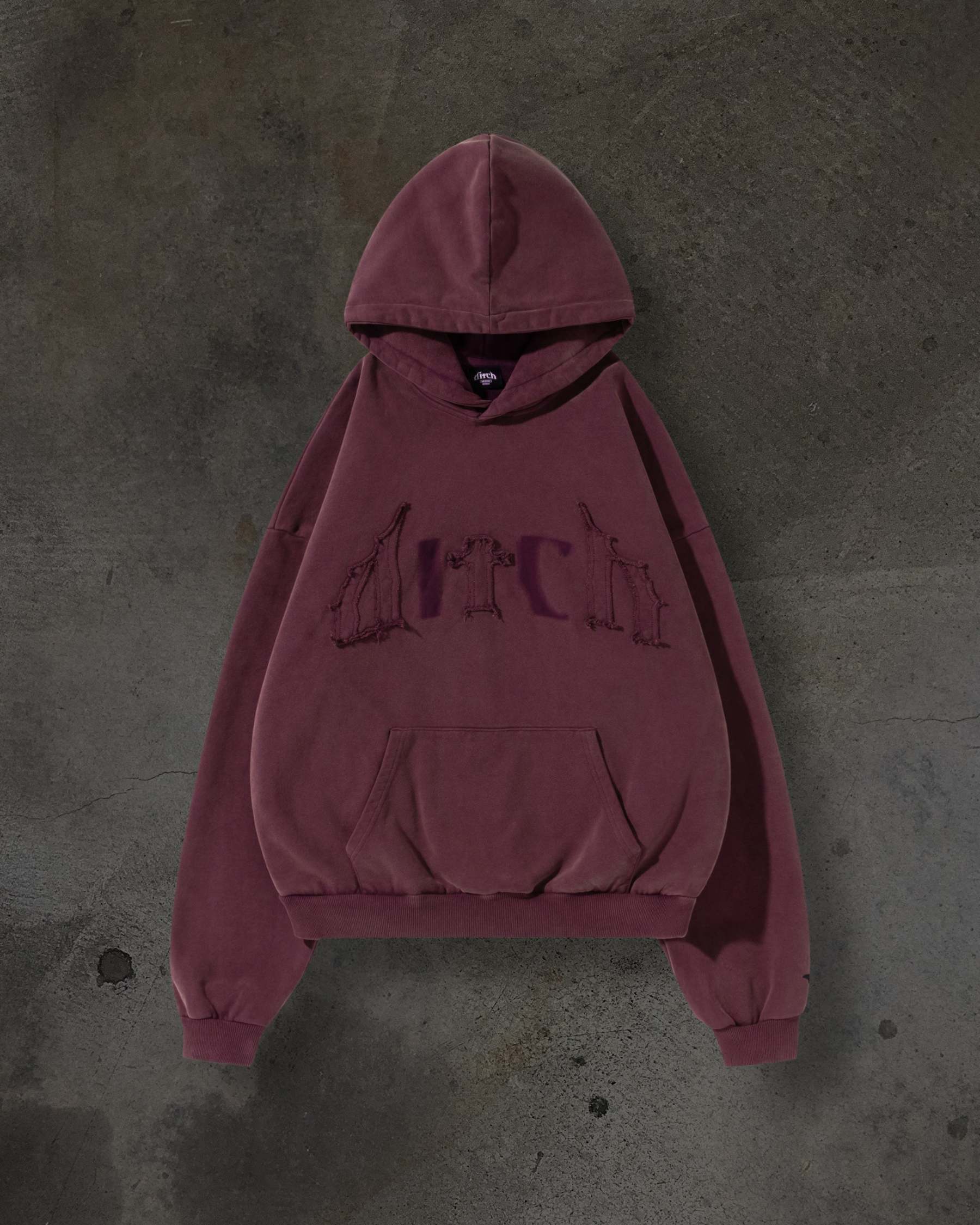 MISSING PATCH PULLOVER (CRIMSON)-IYAMIUIO