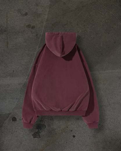 MISSING PATCH PULLOVER (CRIMSON)-IYAMIUIO