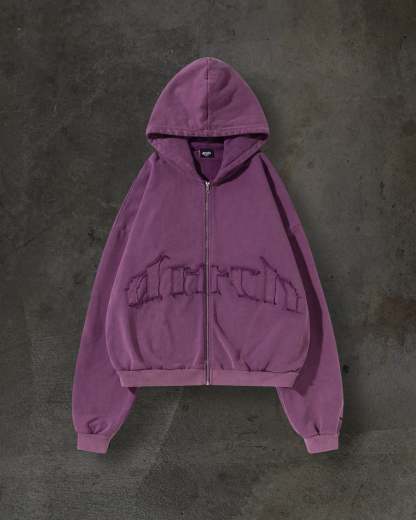 ARCH LOGO ZIPUP (PURPLE)-IYAMIUIO