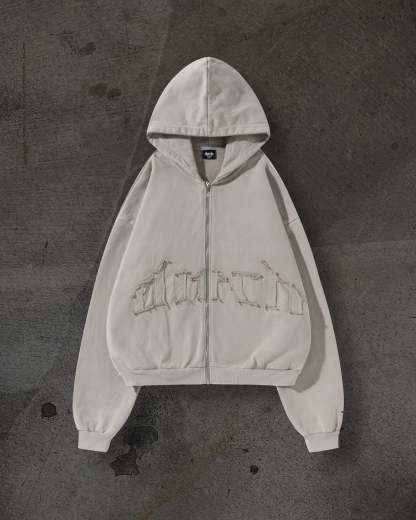 ARCH LOGO ZIPUP (SAND)-IYAMIUIO