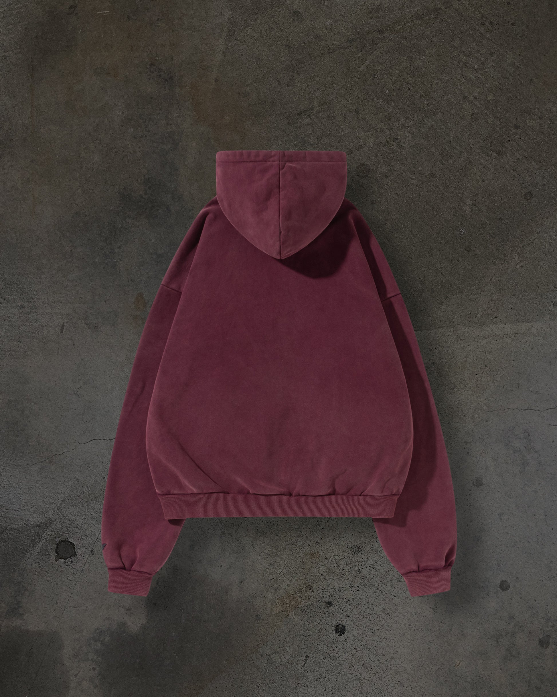 ARCH LOGO ZIPUP (CRIMSON)-IYAMIUIO