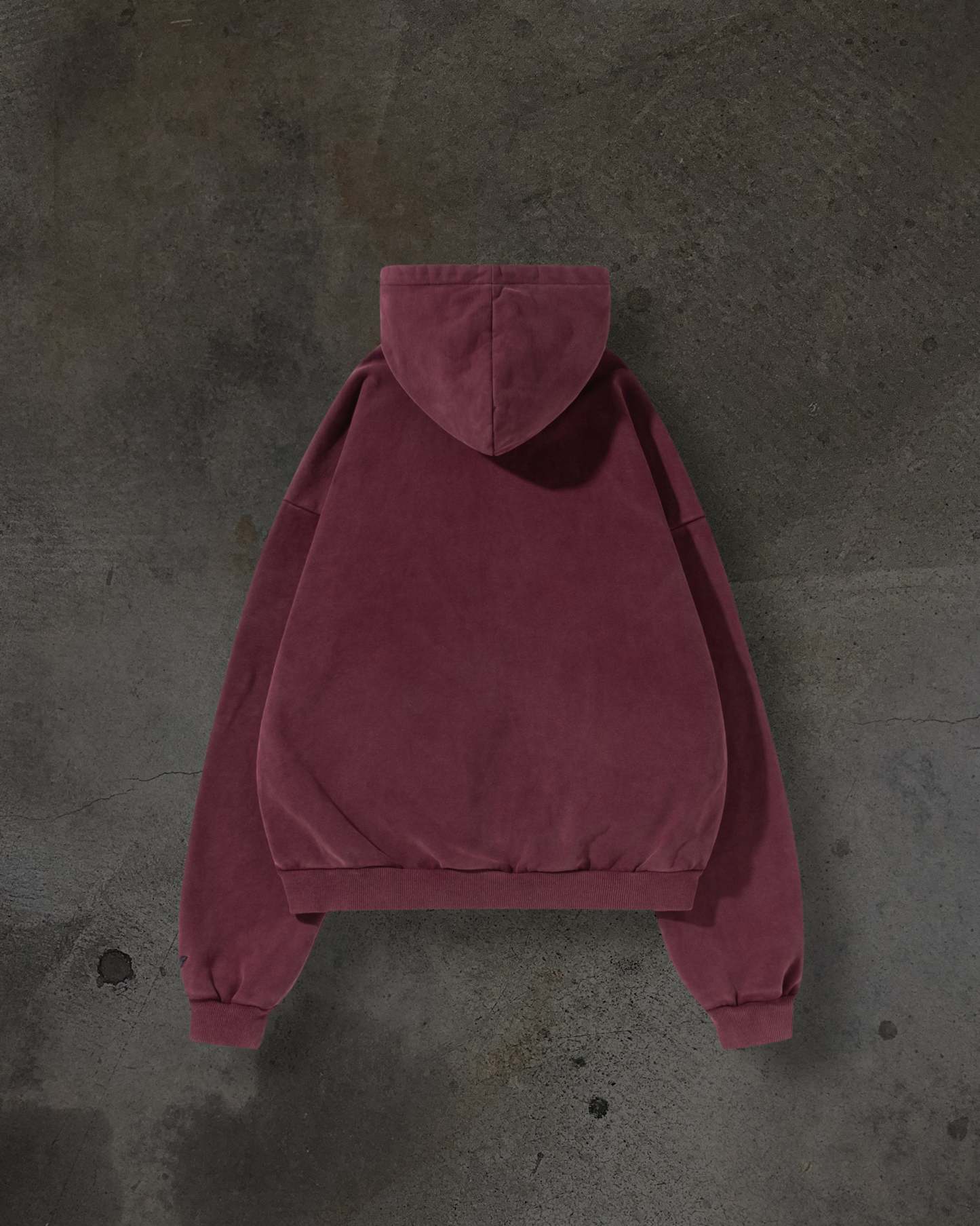 ARCH LOGO ZIPUP (CRIMSON)-IYAMIUIO