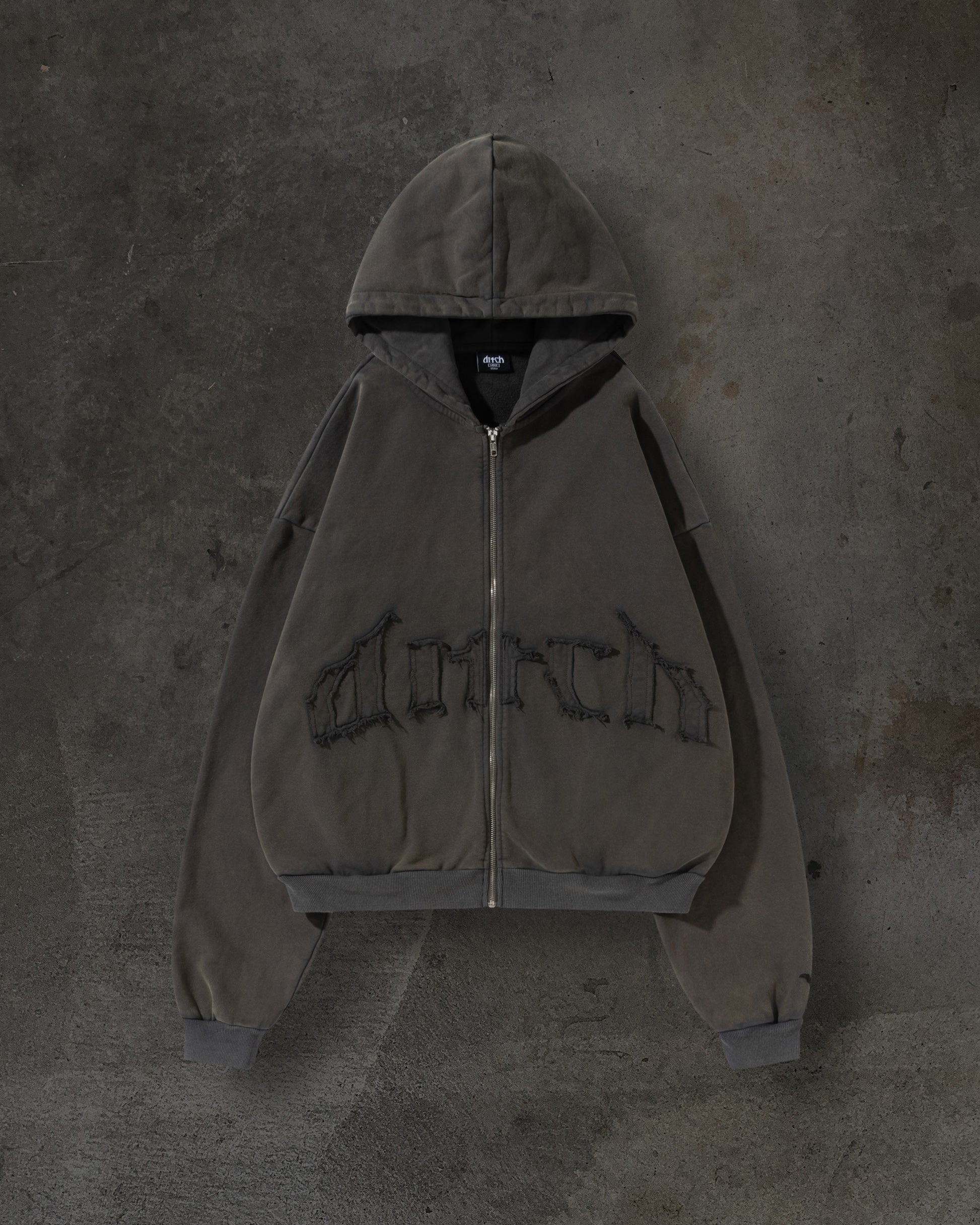 ARCH LOGO ZIPUP (ASH)-IYAMIUIO