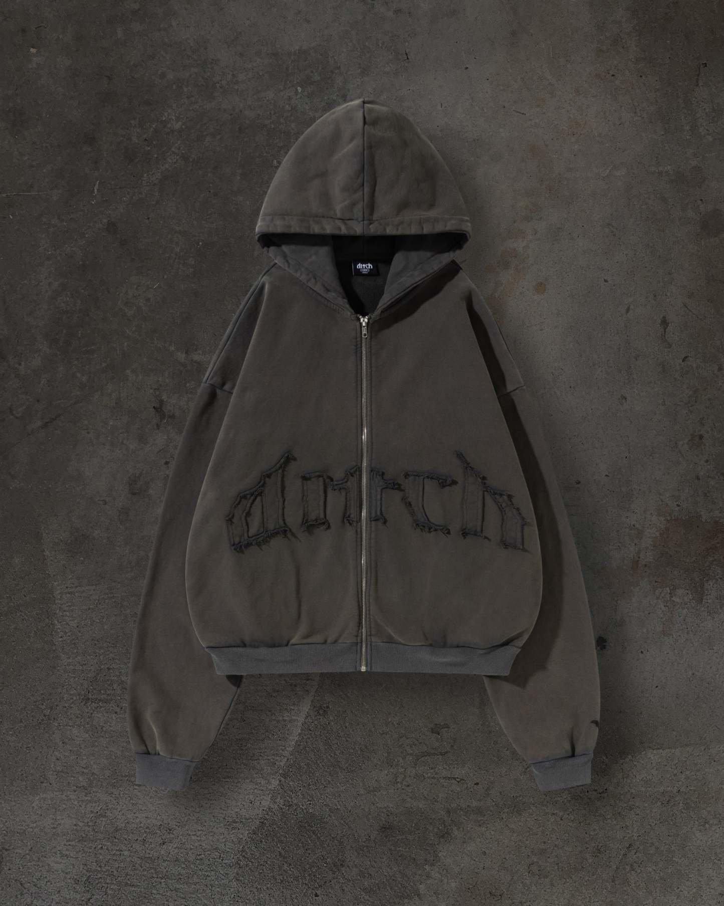 ARCH LOGO ZIPUP (ASH)-IYAMIUIO