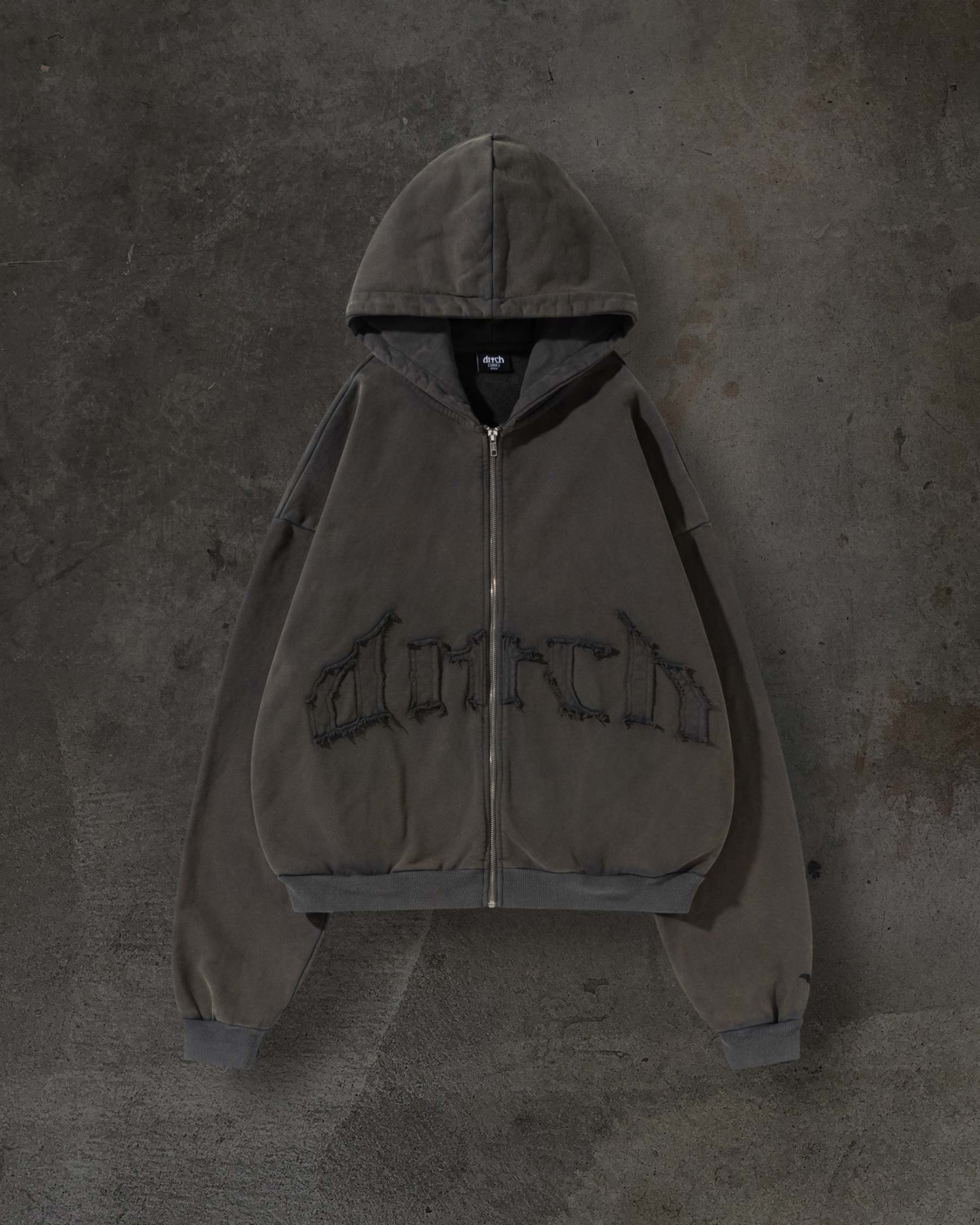 ARCH LOGO ZIPUP (ASH)-IYAMIUIO