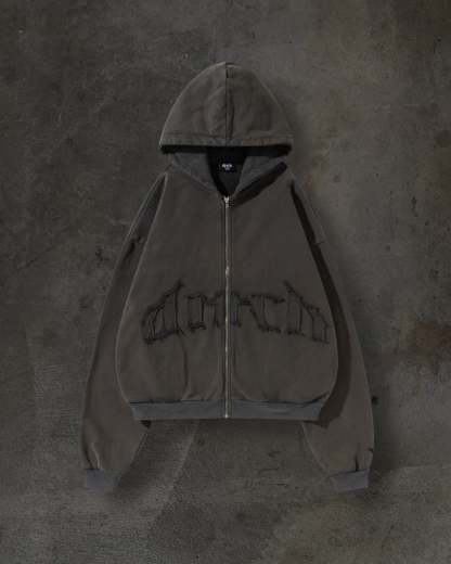 ARCH LOGO ZIPUP (ASH)-IYAMIUIO