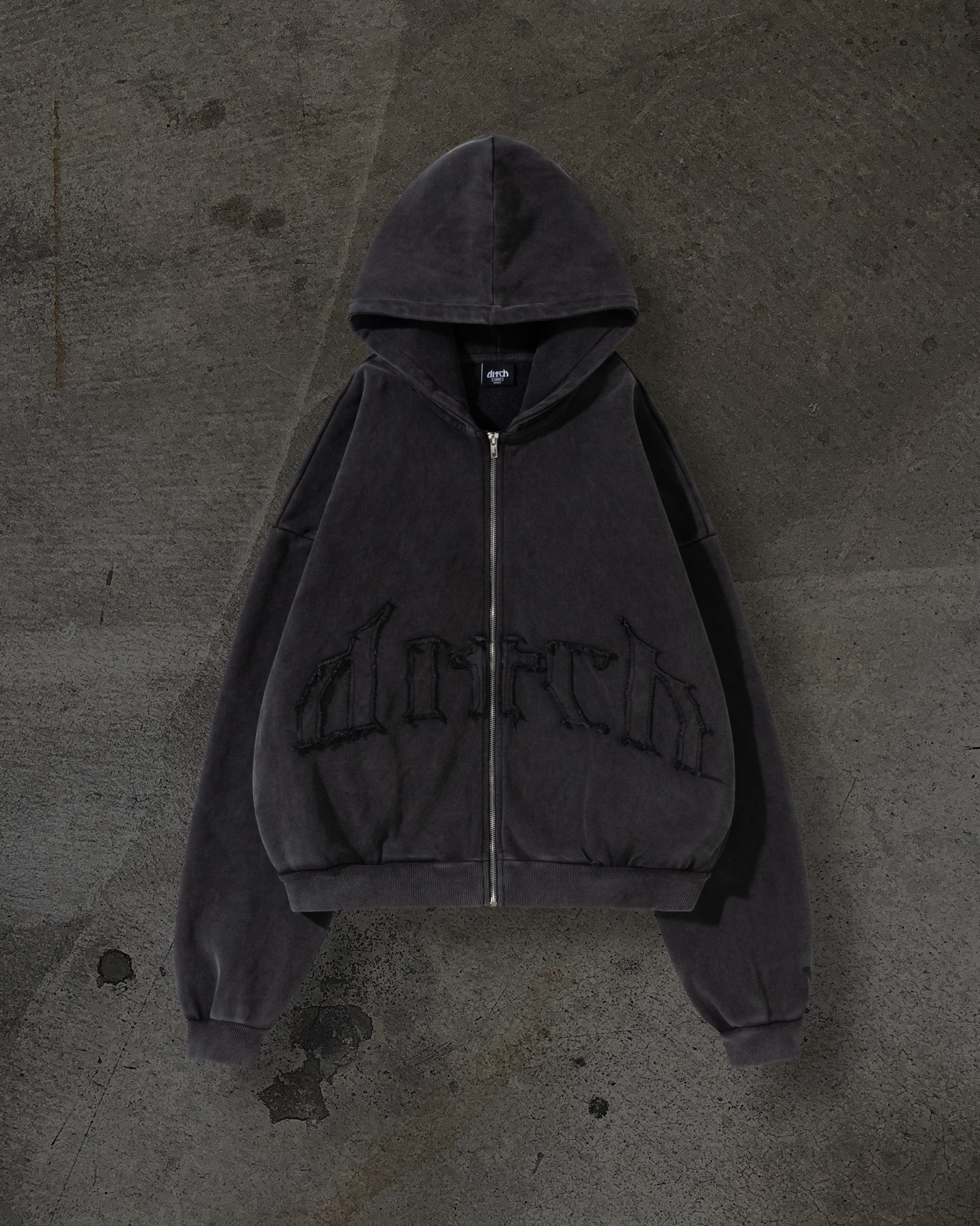 ARCH LOGO ZIPUP (COAL)-IYAMIUIO