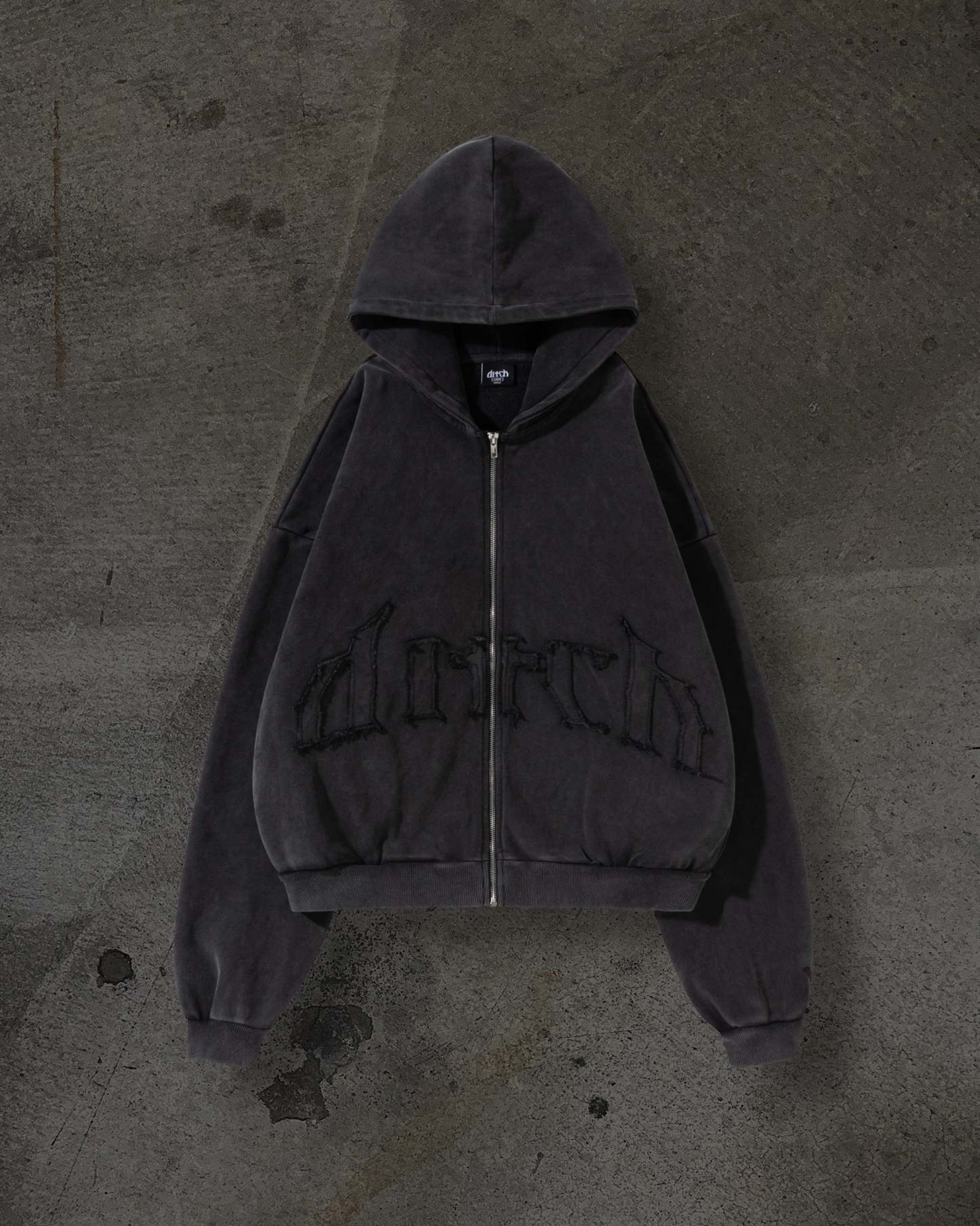 ARCH LOGO ZIPUP (COAL)-IYAMIUIO