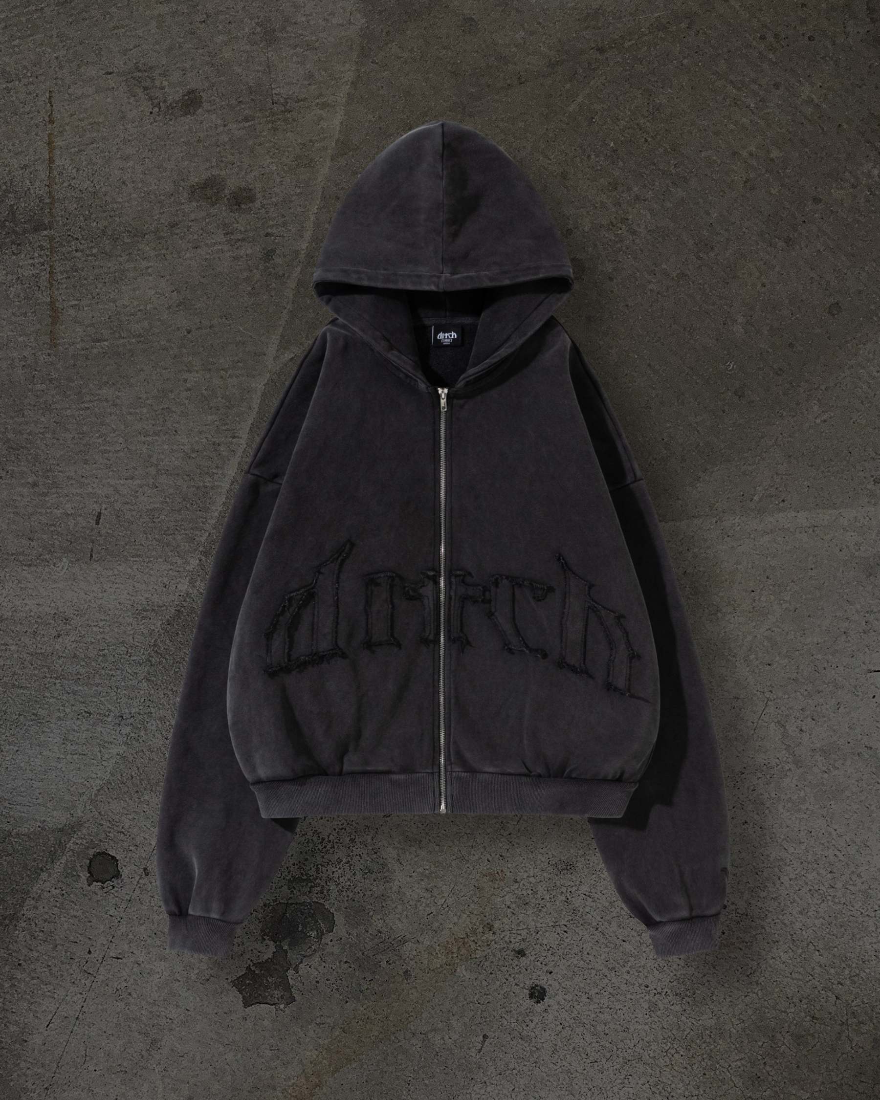 ARCH LOGO ZIPUP (COAL)-IYAMIUIO