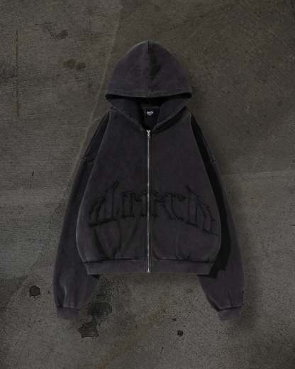 ARCH LOGO ZIPUP (COAL)-IYAMIUIO