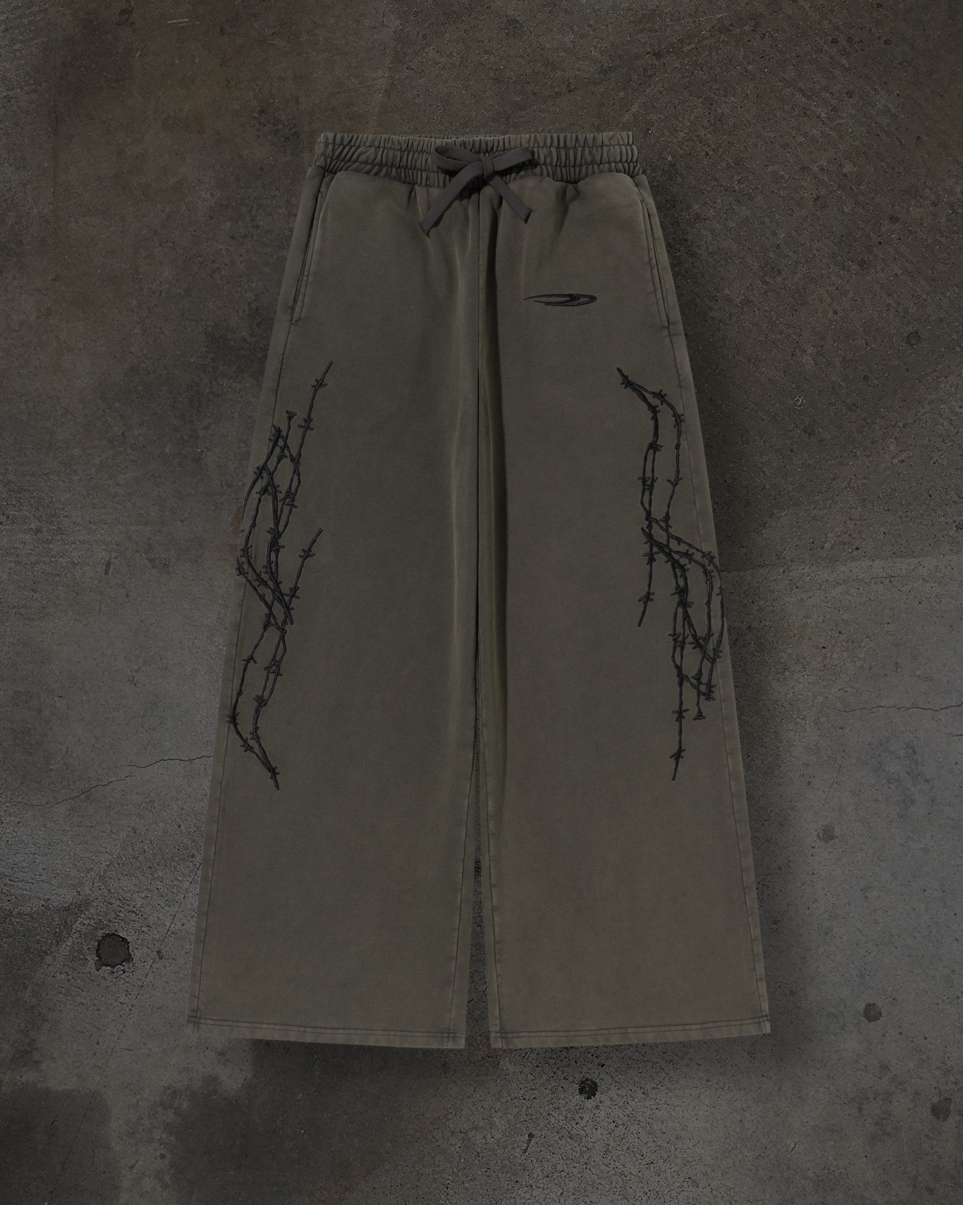 ATHLETIC BARBED SWEATS (ASH)-IYAMIUIO