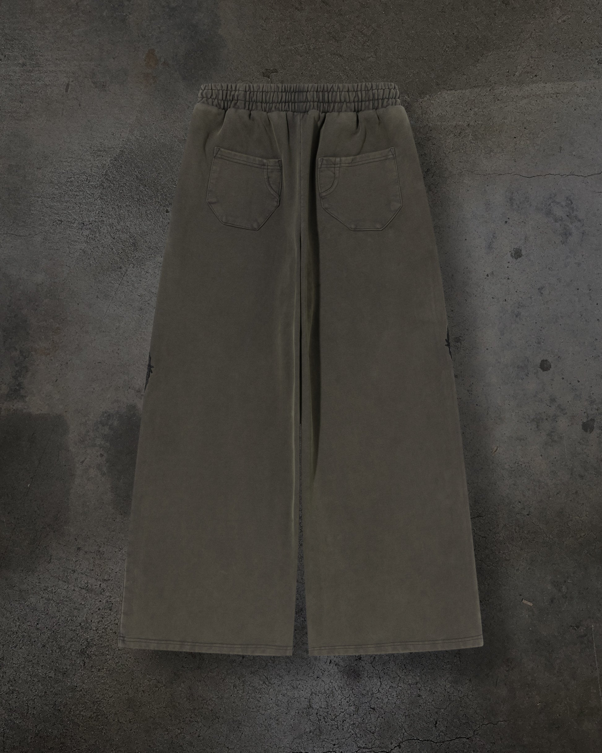 ATHLETIC BARBED SWEATS (ASH)-IYAMIUIO