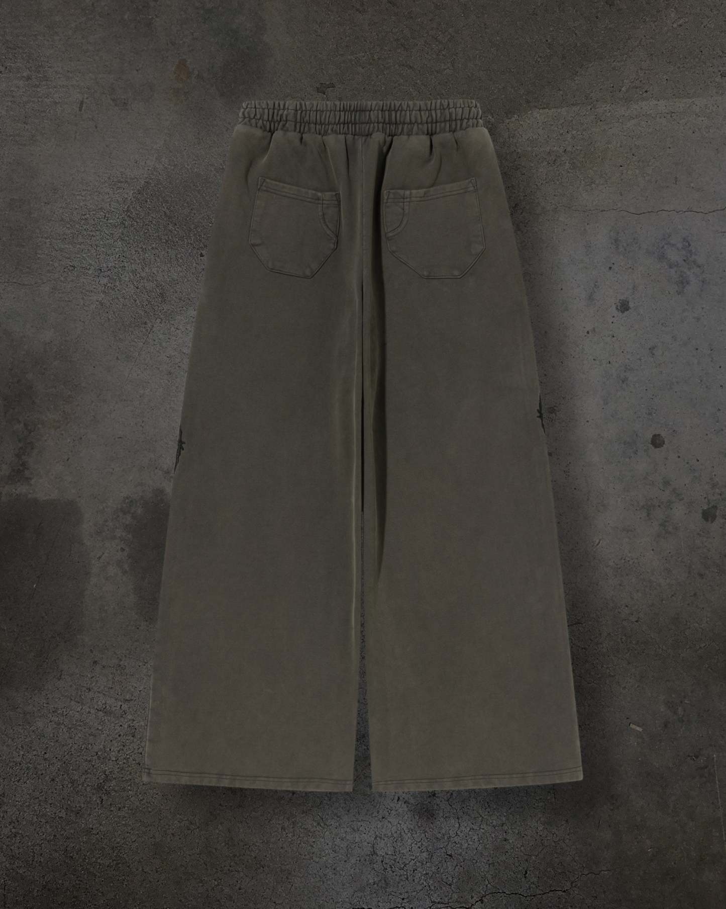 ATHLETIC BARBED SWEATS (ASH)-IYAMIUIO