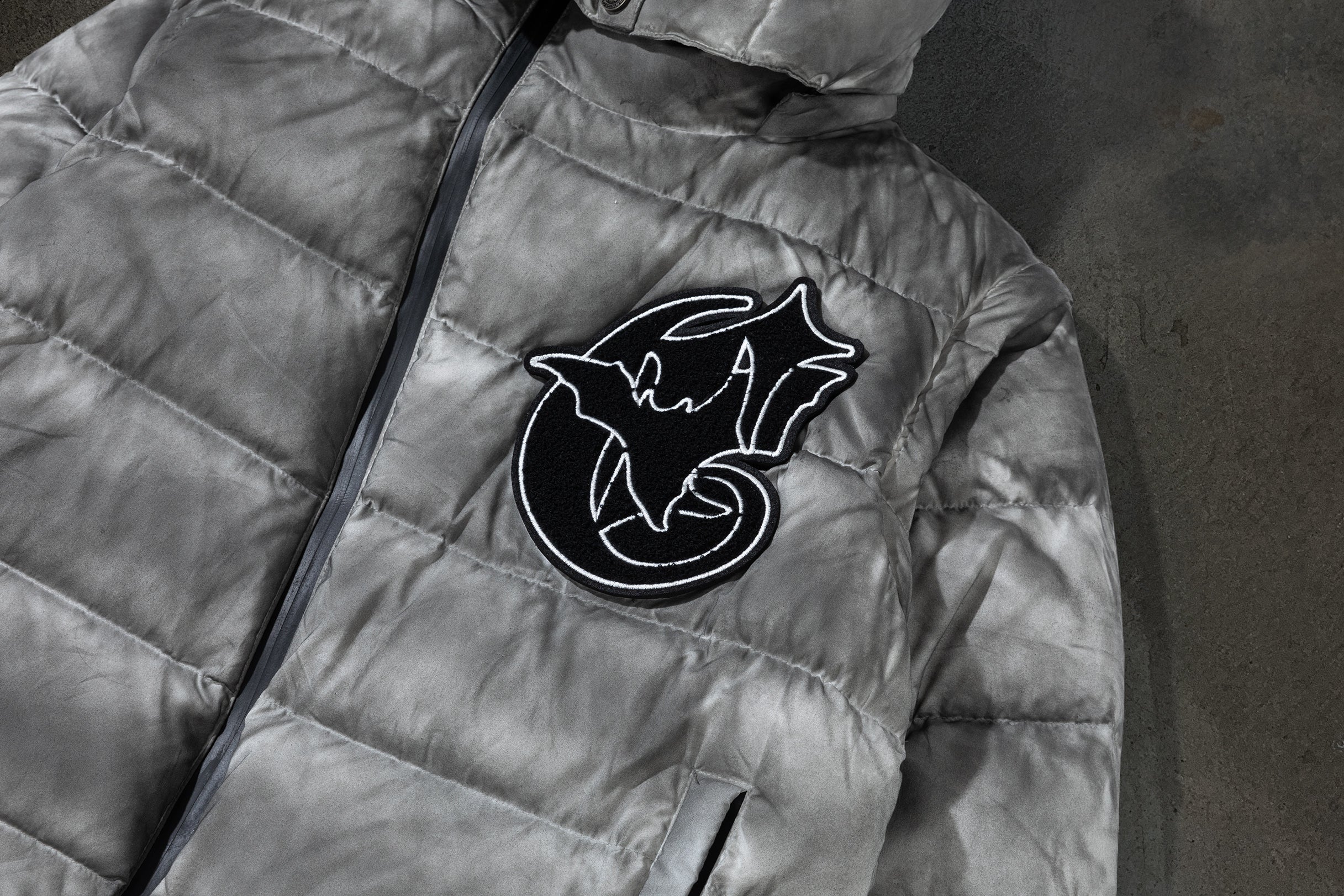 CORVIDITCH WASHED PUFFER (GREY)-IYAMIUIO