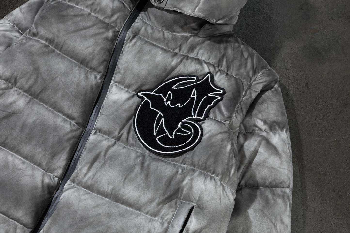 CORVIDITCH WASHED PUFFER (GREY)-IYAMIUIO