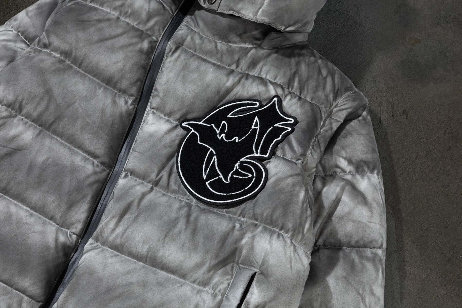 CORVIDITCH WASHED PUFFER (GREY)-IYAMIUIO