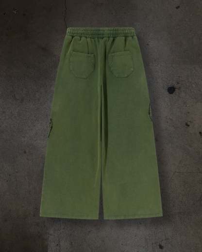 ATHLETIC BARBED SWEATS (PINE)-IYAMIUIO