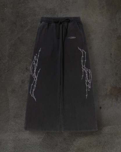 ATHLETIC BARBED SWEATS (COAL)-IYAMIUIO