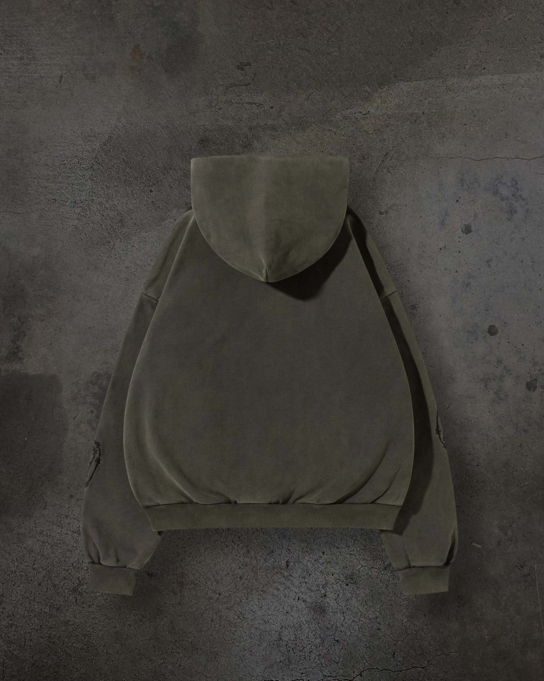 ATHLETIC BARBED PULLOVER (ASH)-IYAMIUIO