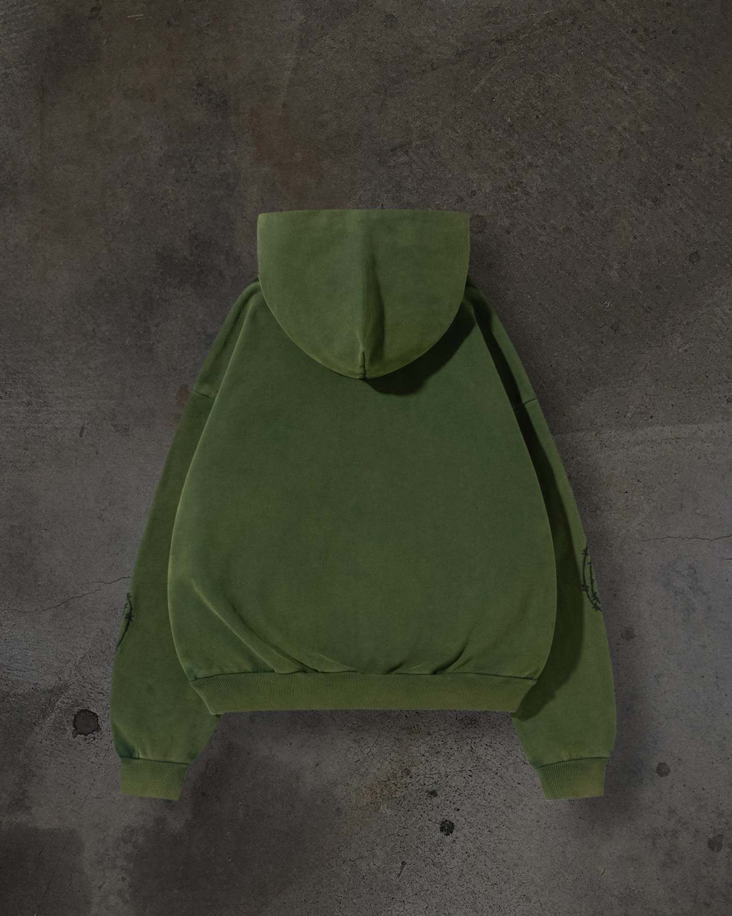 ATHLETIC BARBED PULLOVER (PINE)-IYAMIUIO