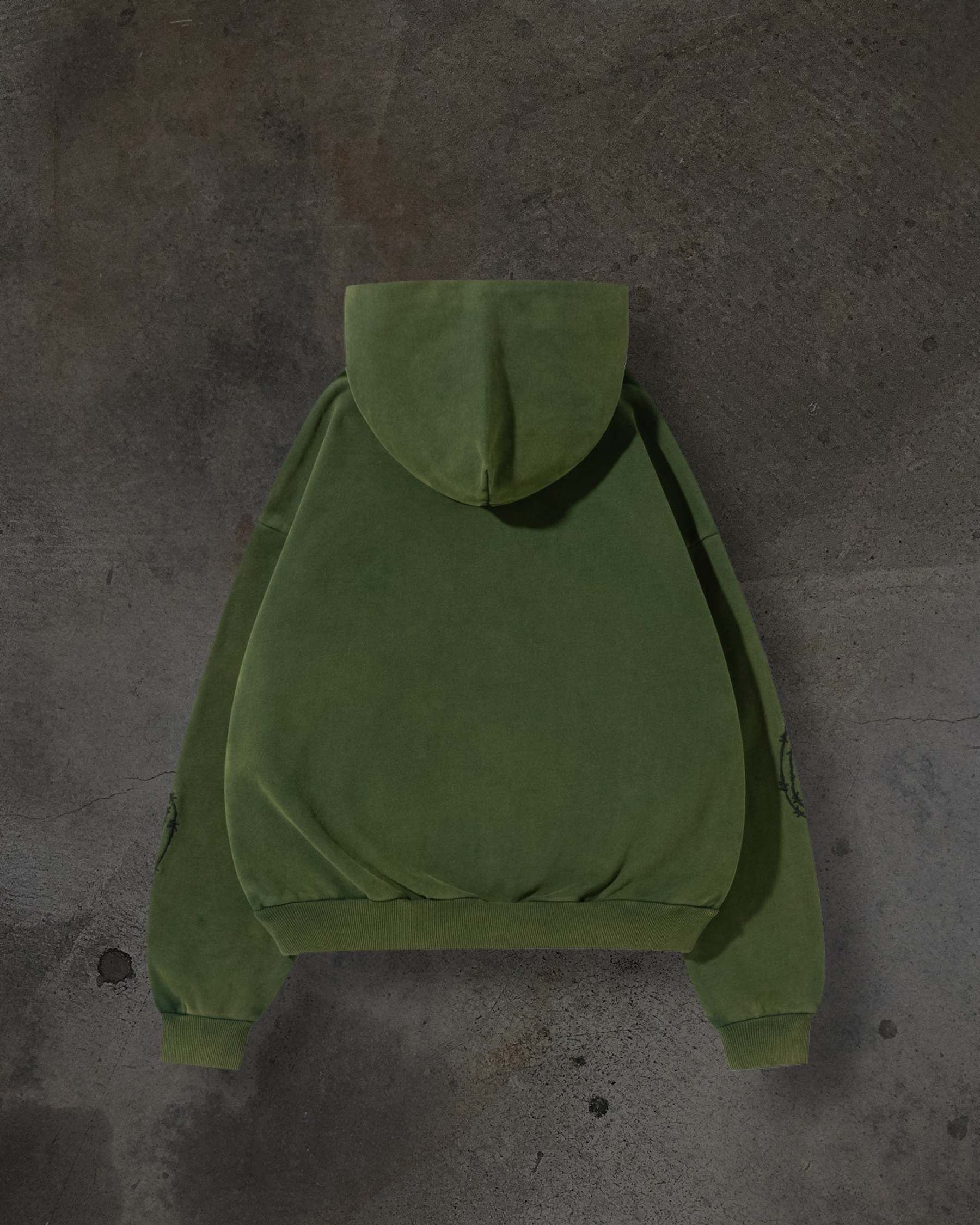 ATHLETIC BARBED PULLOVER (PINE)-IYAMIUIO