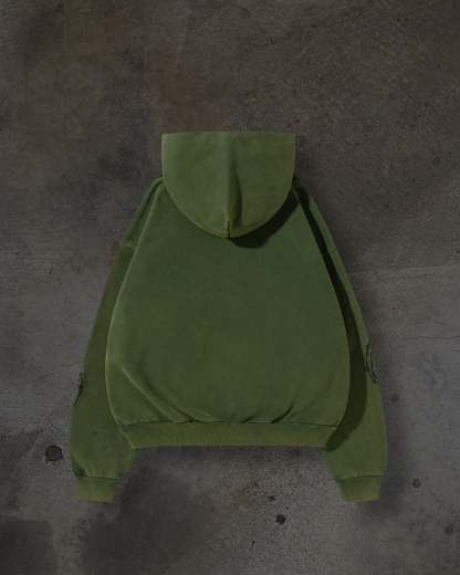 ATHLETIC BARBED PULLOVER (PINE)-IYAMIUIO