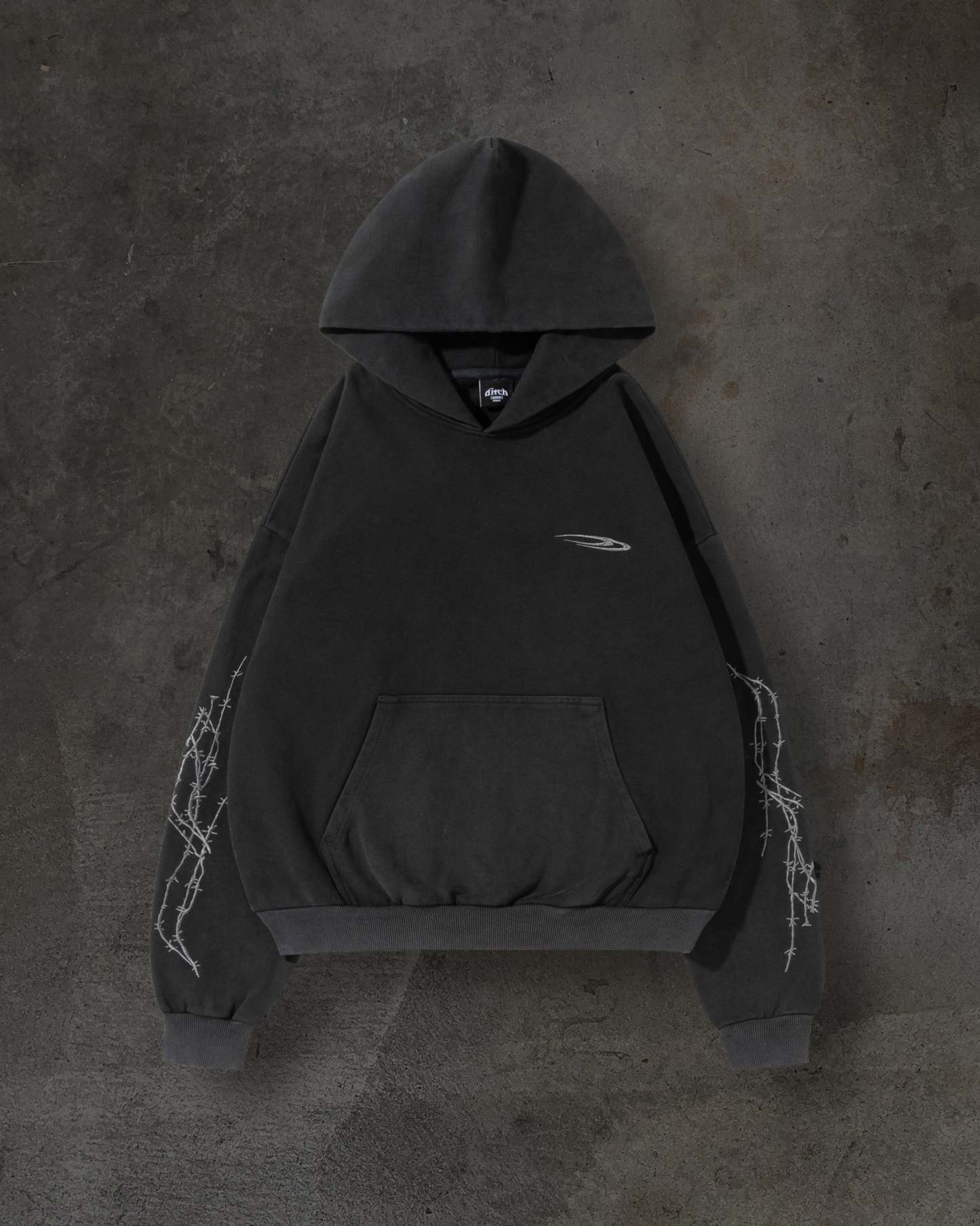 ATHLETIC BARBED PULLOVER (COAL)-IYAMIUIO