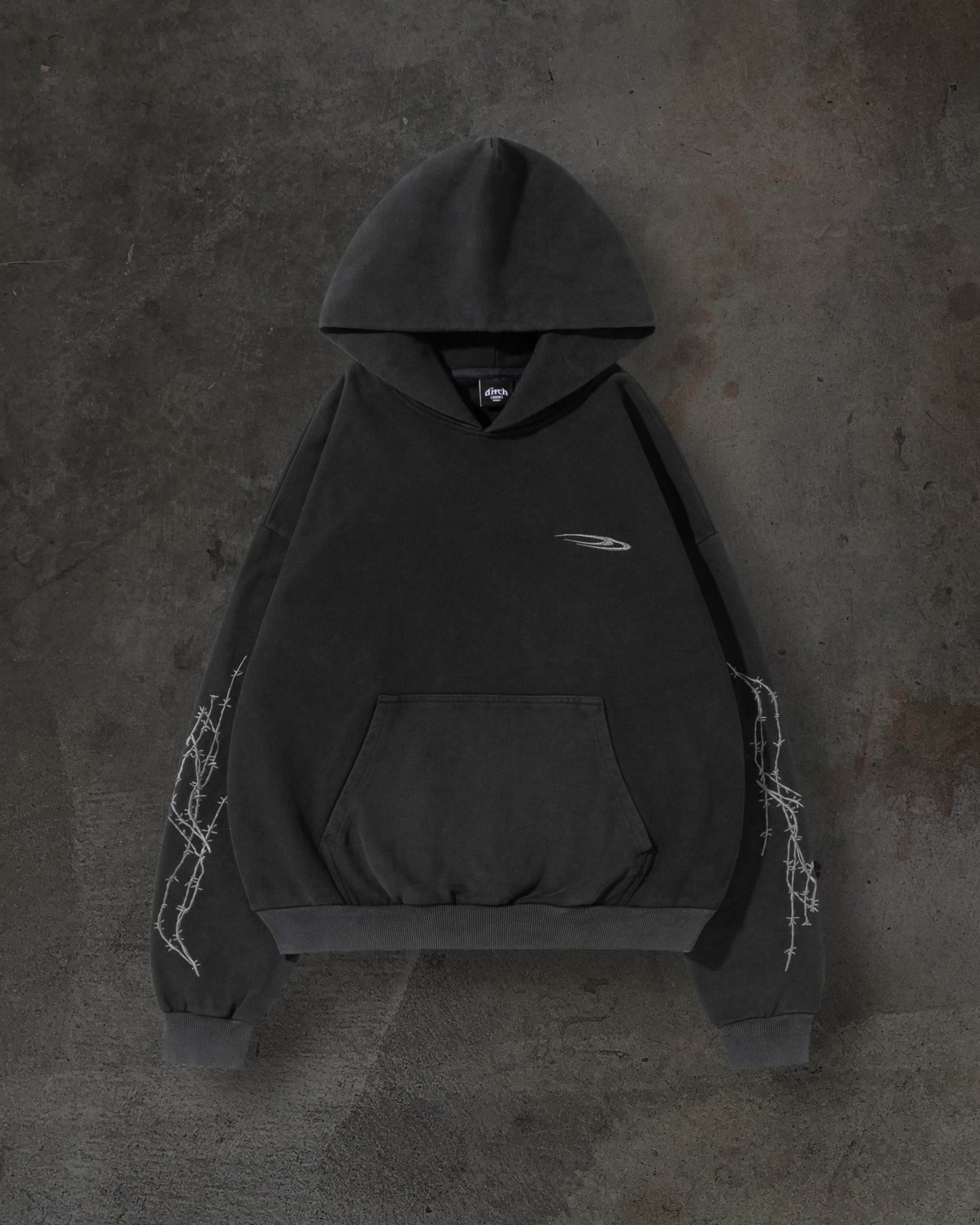 ATHLETIC BARBED PULLOVER (COAL)-IYAMIUIO