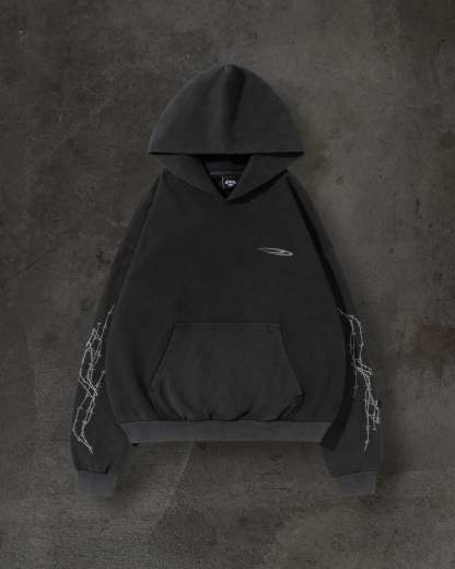 ATHLETIC BARBED PULLOVER (COAL)-IYAMIUIO