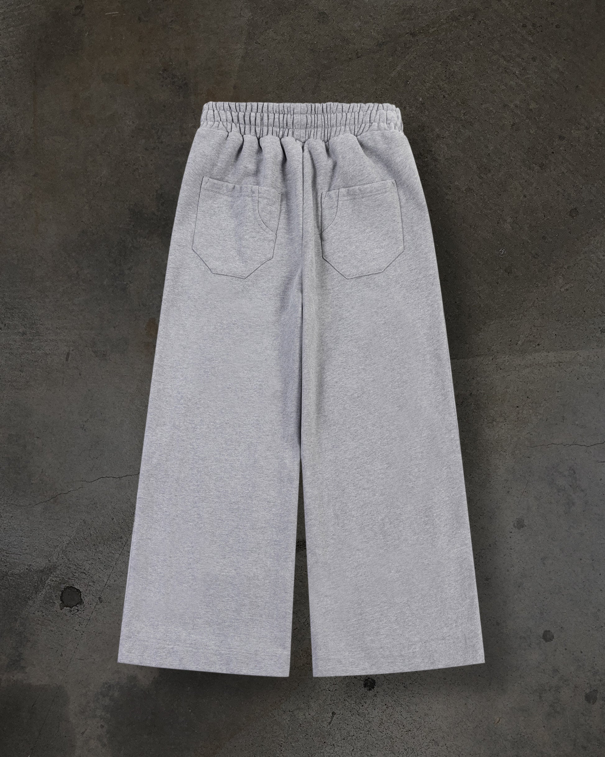 BIKER SWEATS (HEATHER GREY)-IYAMIUIO