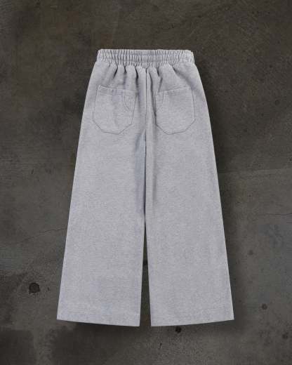 BIKER SWEATS (HEATHER GREY)-IYAMIUIO