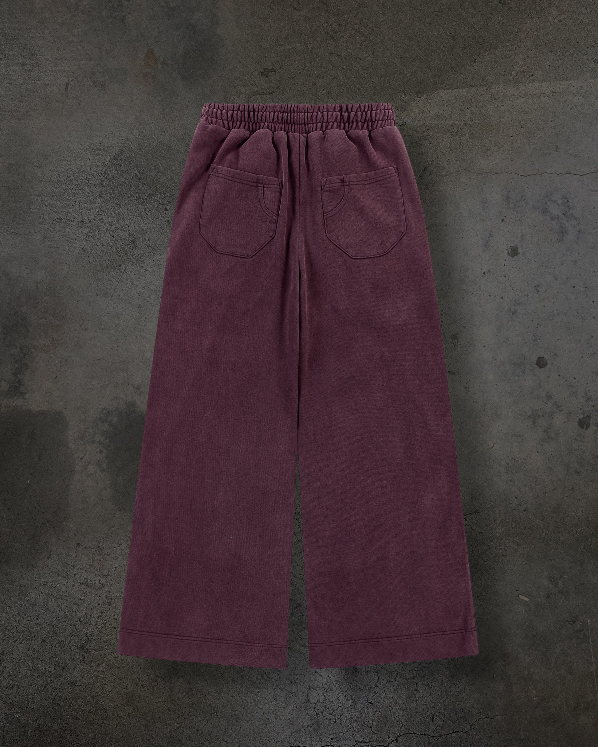 BIKER SWEATS (CRIMSON)-IYAMIUIO