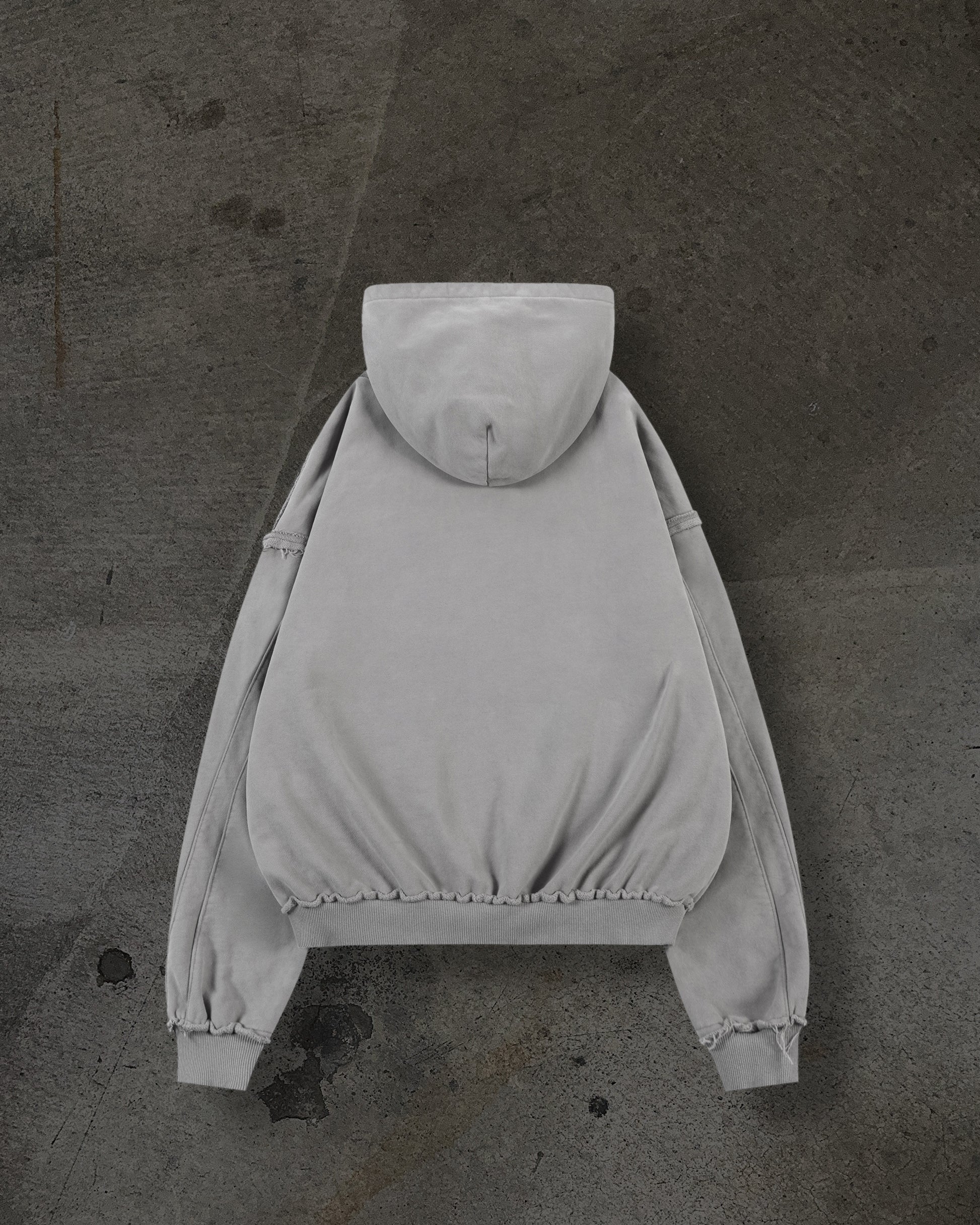 BIKER HOODIE (SAND)-IYAMIUIO