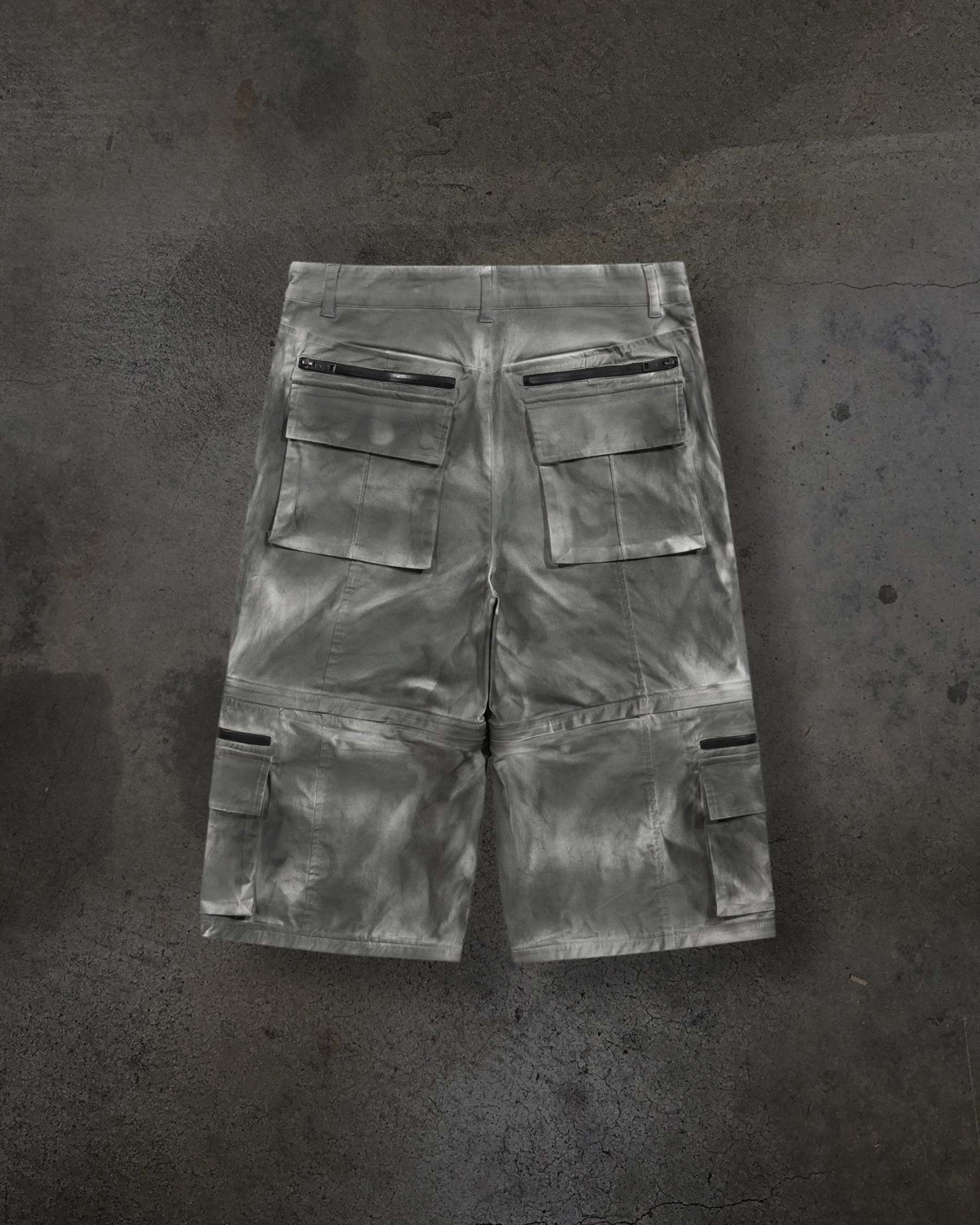 CORVIDITCH CONVERTIBLE CARGO PANTS (GREY)-IYAMIUIO