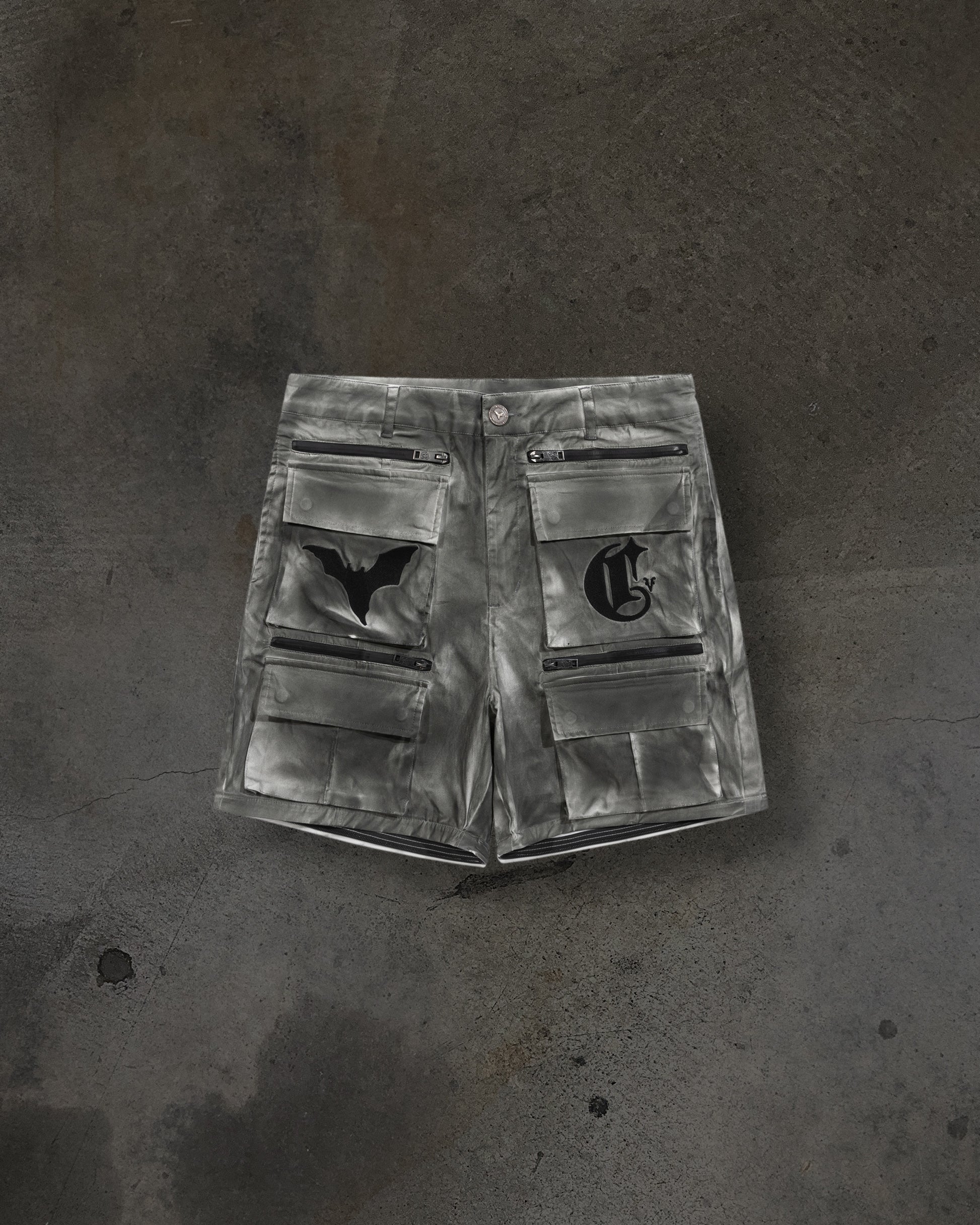 CORVIDITCH CONVERTIBLE CARGO PANTS (GREY)-IYAMIUIO